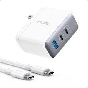 Carregador Anker Nano USB-C 100W GaN – 3 Portas (Cabo Incluso)