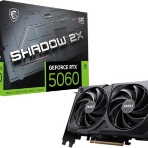 Placa de Vídeo MSI GeForce RTX 5060 Shadow 2X OC 8GB GDDR7