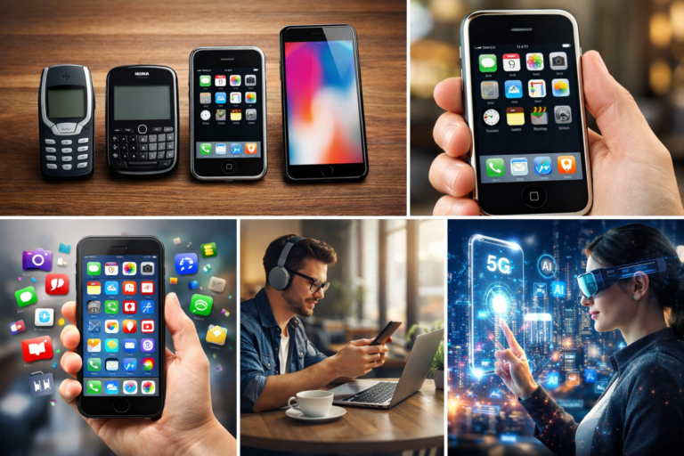 A evolução dos smartphones: do primeiro iPhone ao presente