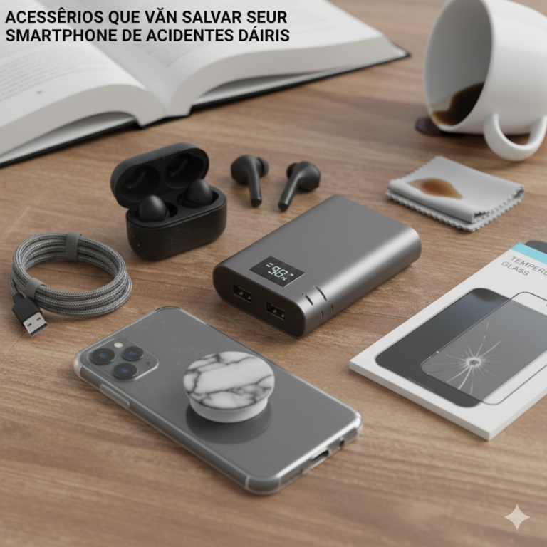 Os Acessórios que Vão Salvar Seu Smartphone de Acidentes Diários