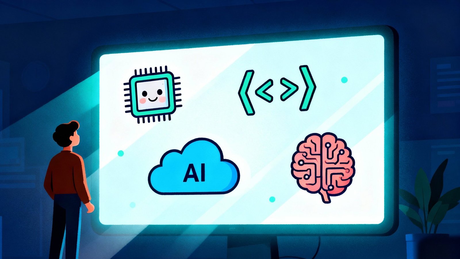 iniciante aprendendo tecnologia no computador passo a passo