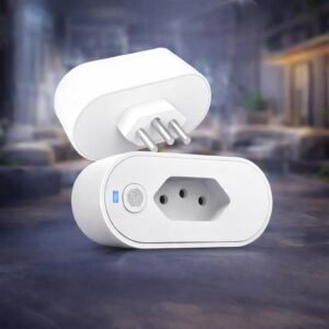 Tomada Inteligente Wi-Fi Bivolt Smart Plug com Monitor de Consumo – Compatível com Alexa e Google Home
