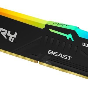 Memória Kingston Fury Beast RGB 8GB DDR5 5600MHz