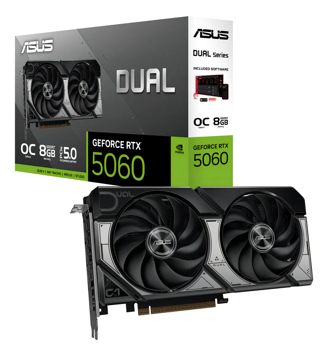 Placa de Vídeo ASUS RTX 5060 Dual 8GB GDDR7