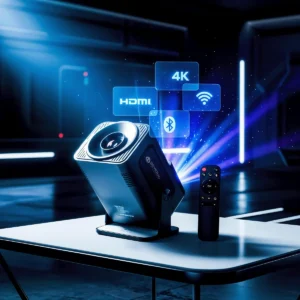 Projetor Smart Portátil HY320 – Cinema em Casa com Android 11